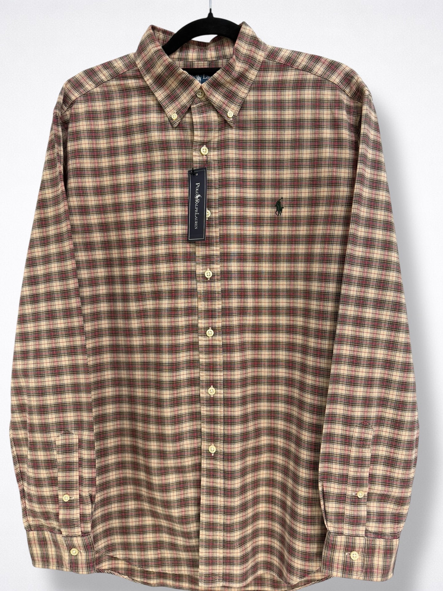 Camisa Polo Ralph Lauren Classic Fit Manga Larga Talla L