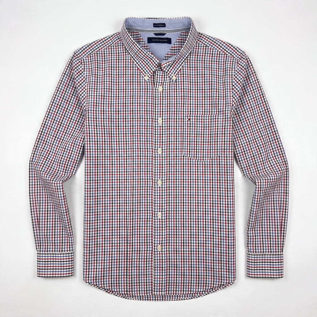 Camisa Tommy Hilfiger Classic Fit manga larga talla XXL