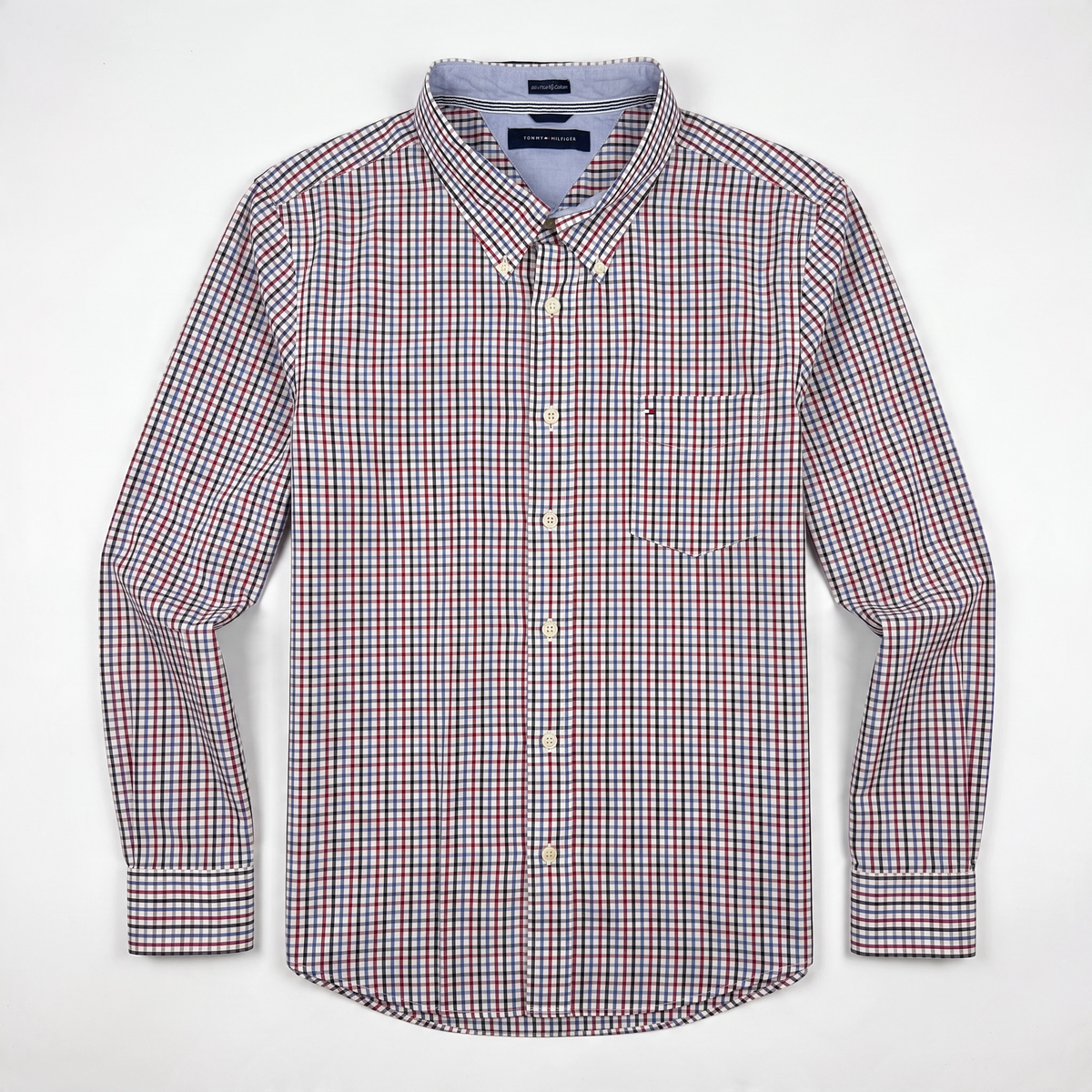 Camisa Tommy Hilfiger Classic Fit manga larga talla XXL