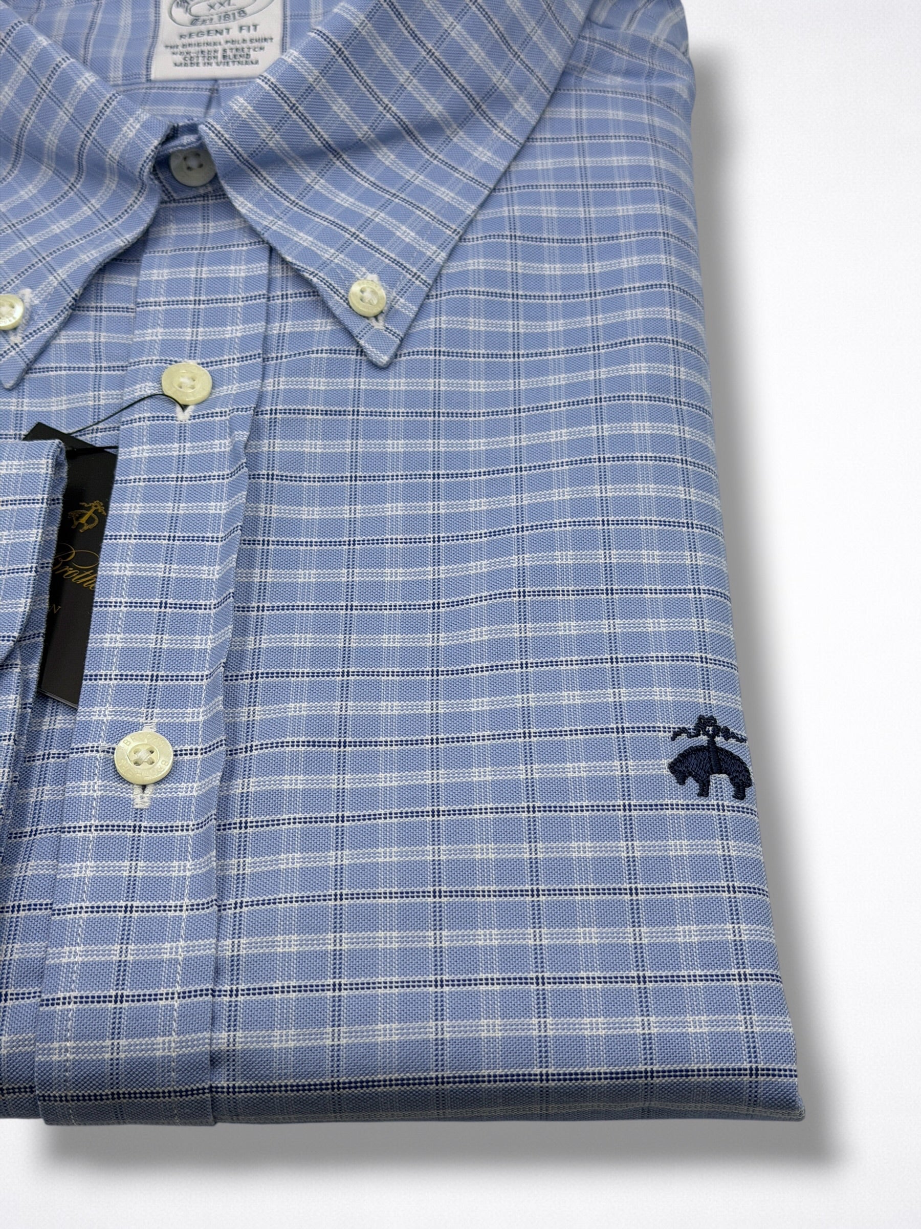 Camisa Brooks Brothers Classic Fit Manga Larga Talla XXL