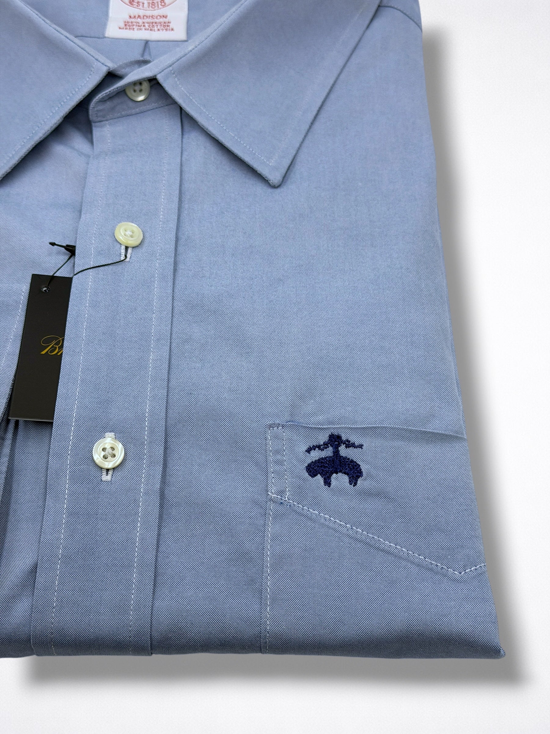 Camisa Brooks Brothers Classic Fit Manga Larga Talla XXL