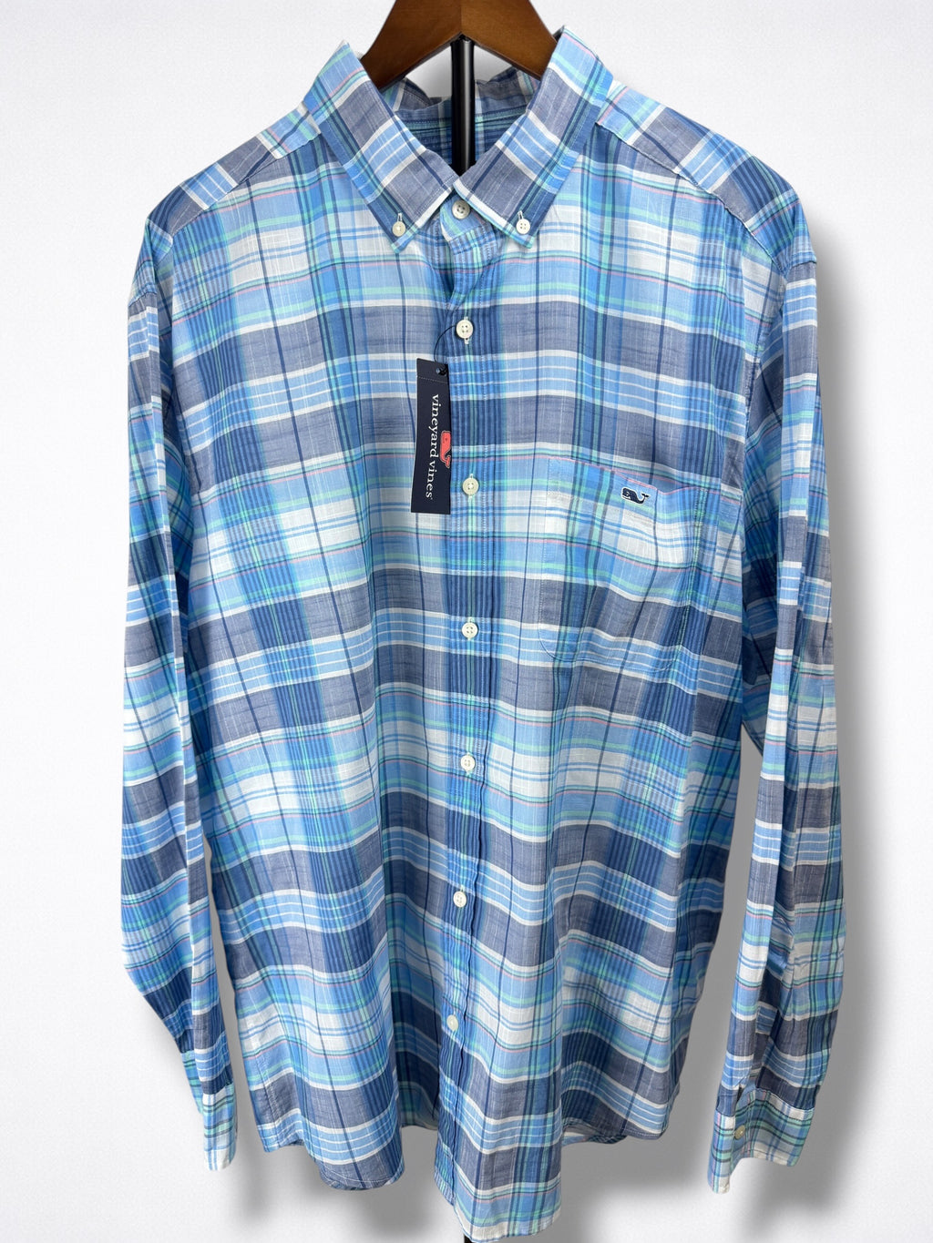 Camisa Vineyard Vines Classic Fit Manga Larga Talla XL