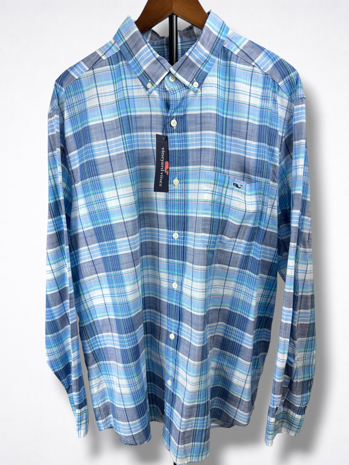 Camisa Vineyard Vines Classic Fit Manga Larga Talla XL