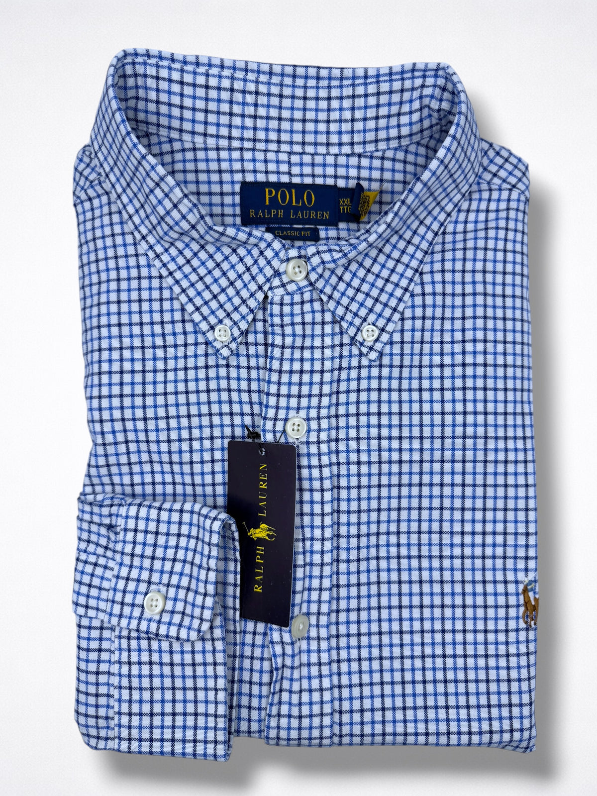 Camisa Polo Ralph Lauren Classic Fit Manga Larga Talla XXL