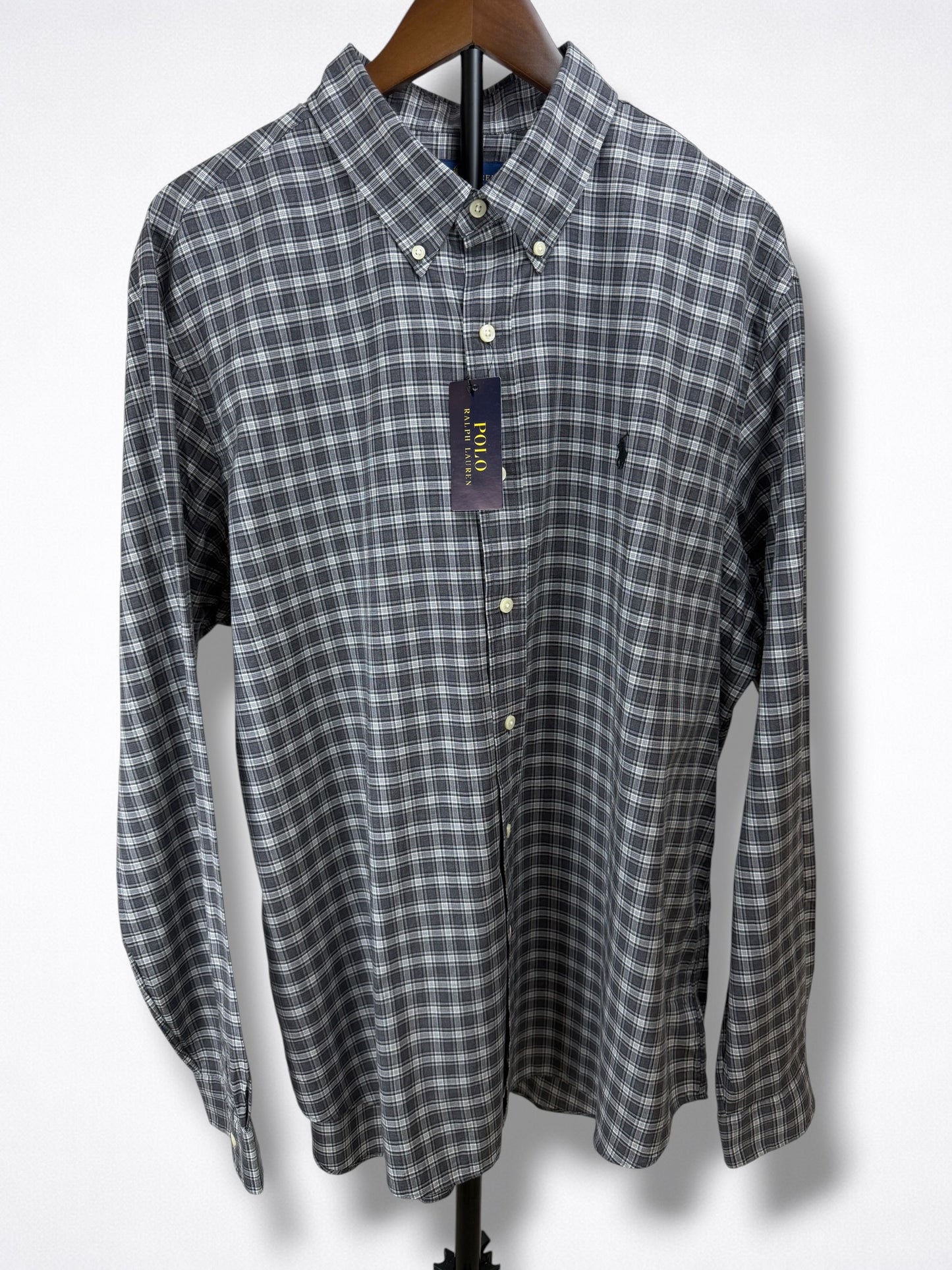Camisa Polo Ralph Lauren Classic Fit Manga Larga Talla XXL