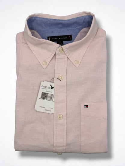 Camisa Tommy Hilfiger Classic Fit Manga Corta de lino Talla M