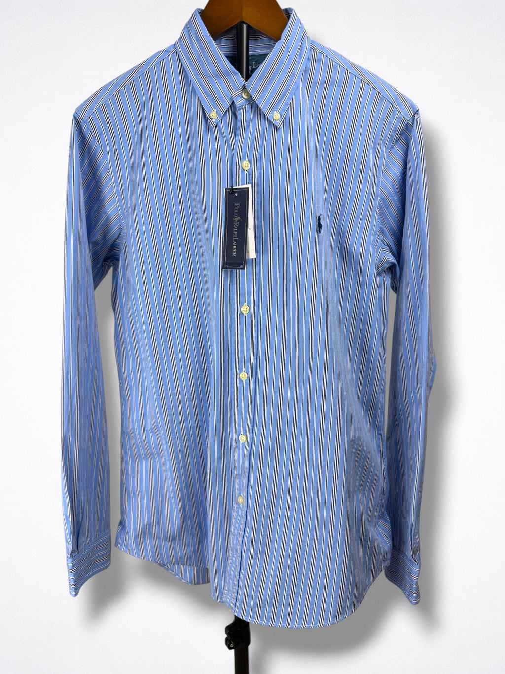 Camisa Polo Ralph Lauren Custom Fit Manga Larga Talla S