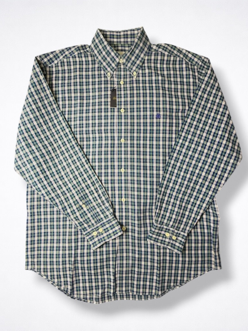Camisa Brooks Brothers Classic Fit Manga Larga Talla L