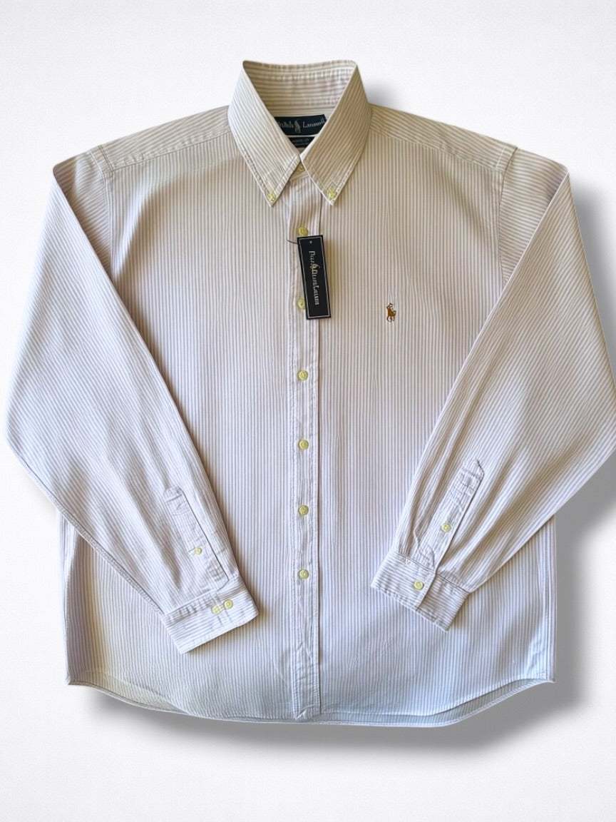 Camisa Polo Ralph Lauren Classic Fit Manga Larga Talla XL