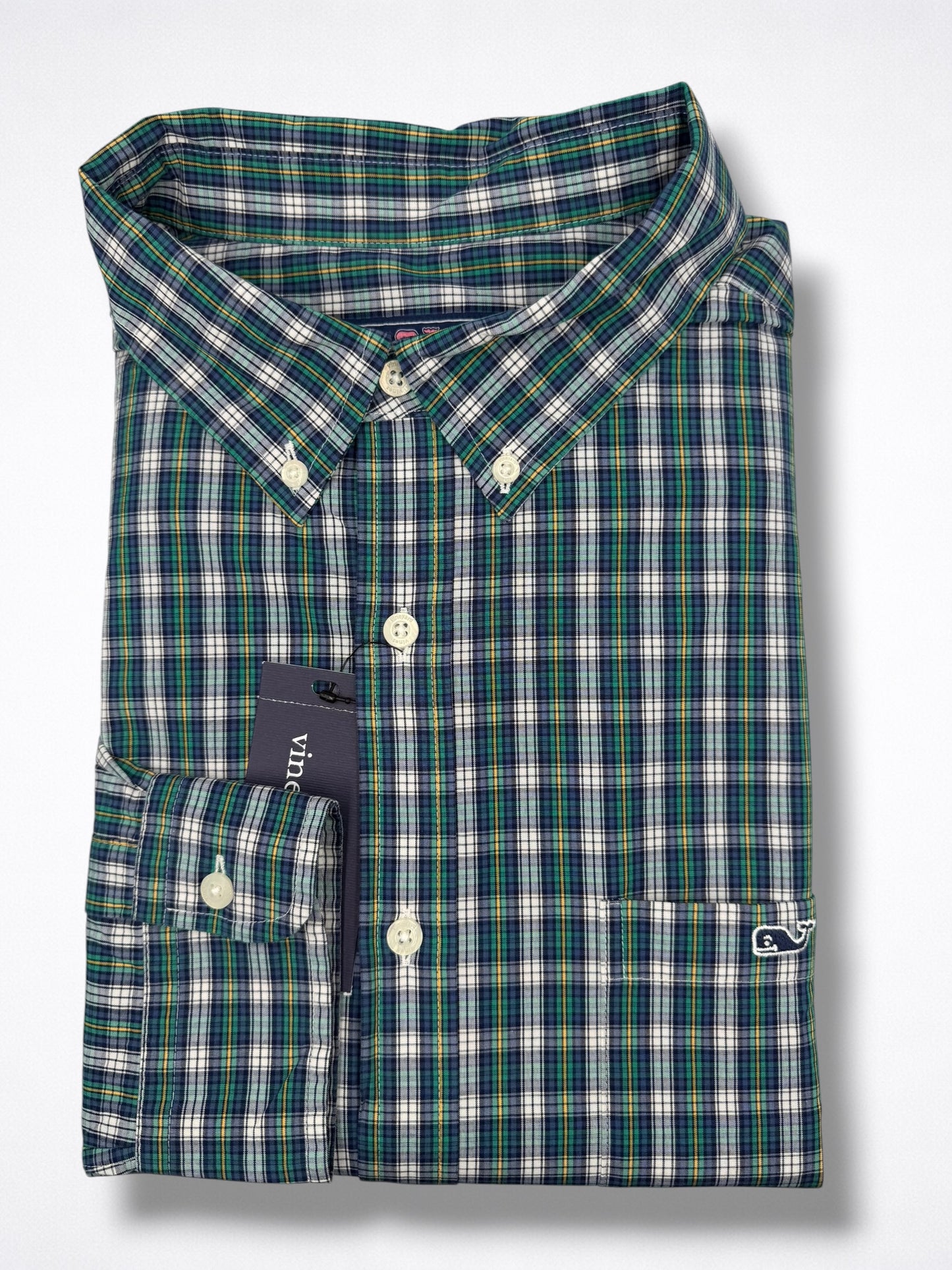 Camisa Vineyard Vines Classic Fit Manga Larga Talla XL