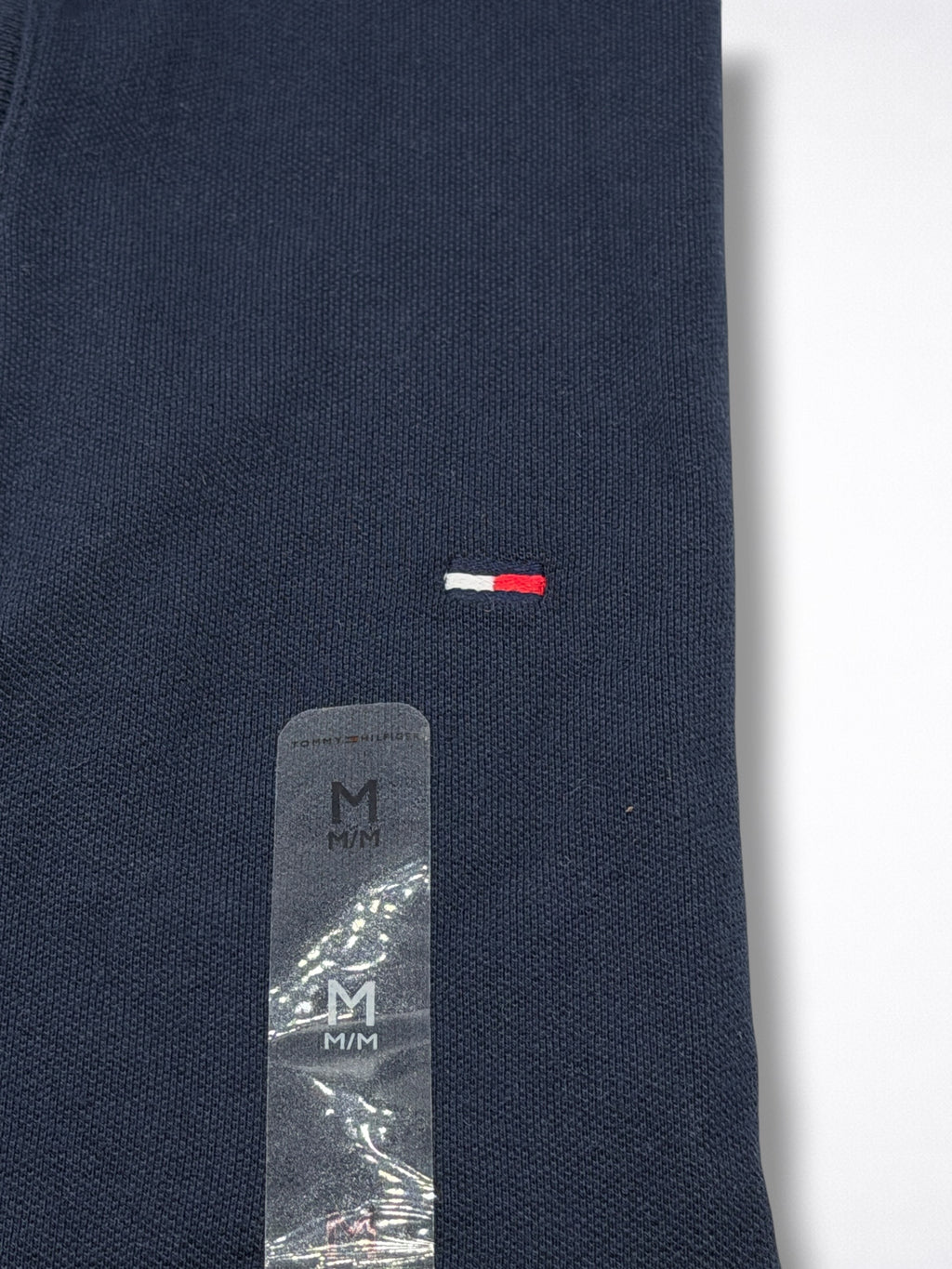 Playera Tommy Hilfiger Custom fit tipo polo talla M