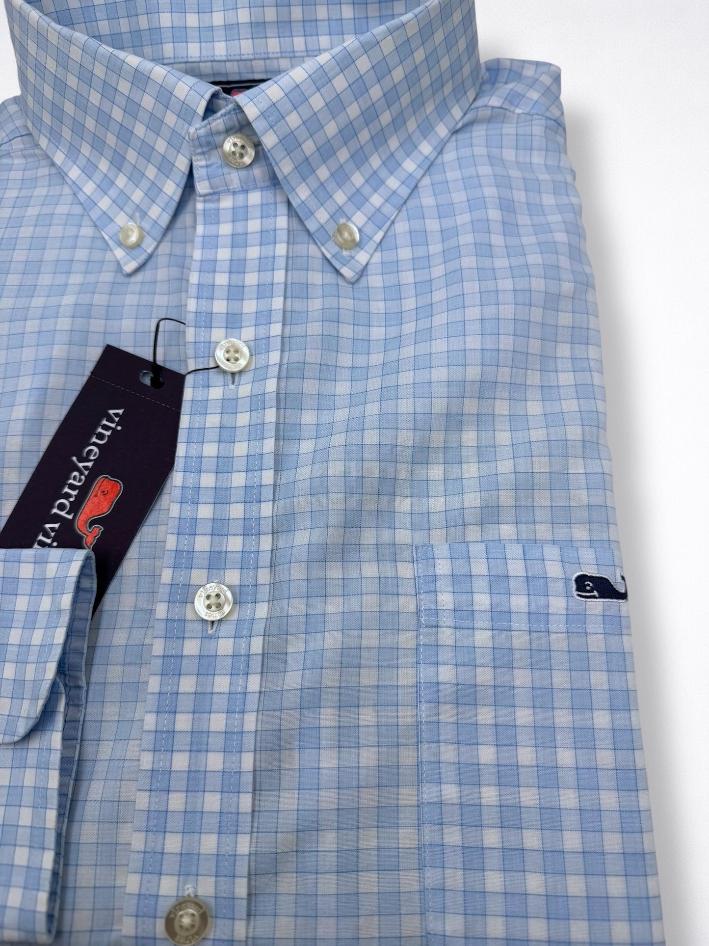 Camisa Vineyard Vines Classic Fit Manga Larga Talla L