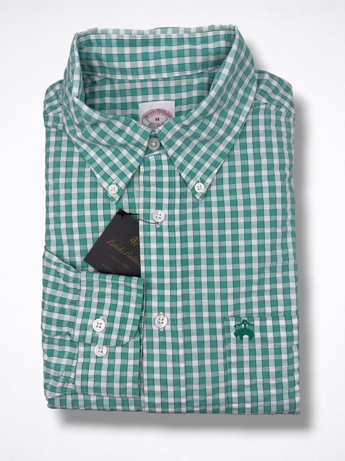 Camisa Brooks Brothers Classic Fit manga larga talla L