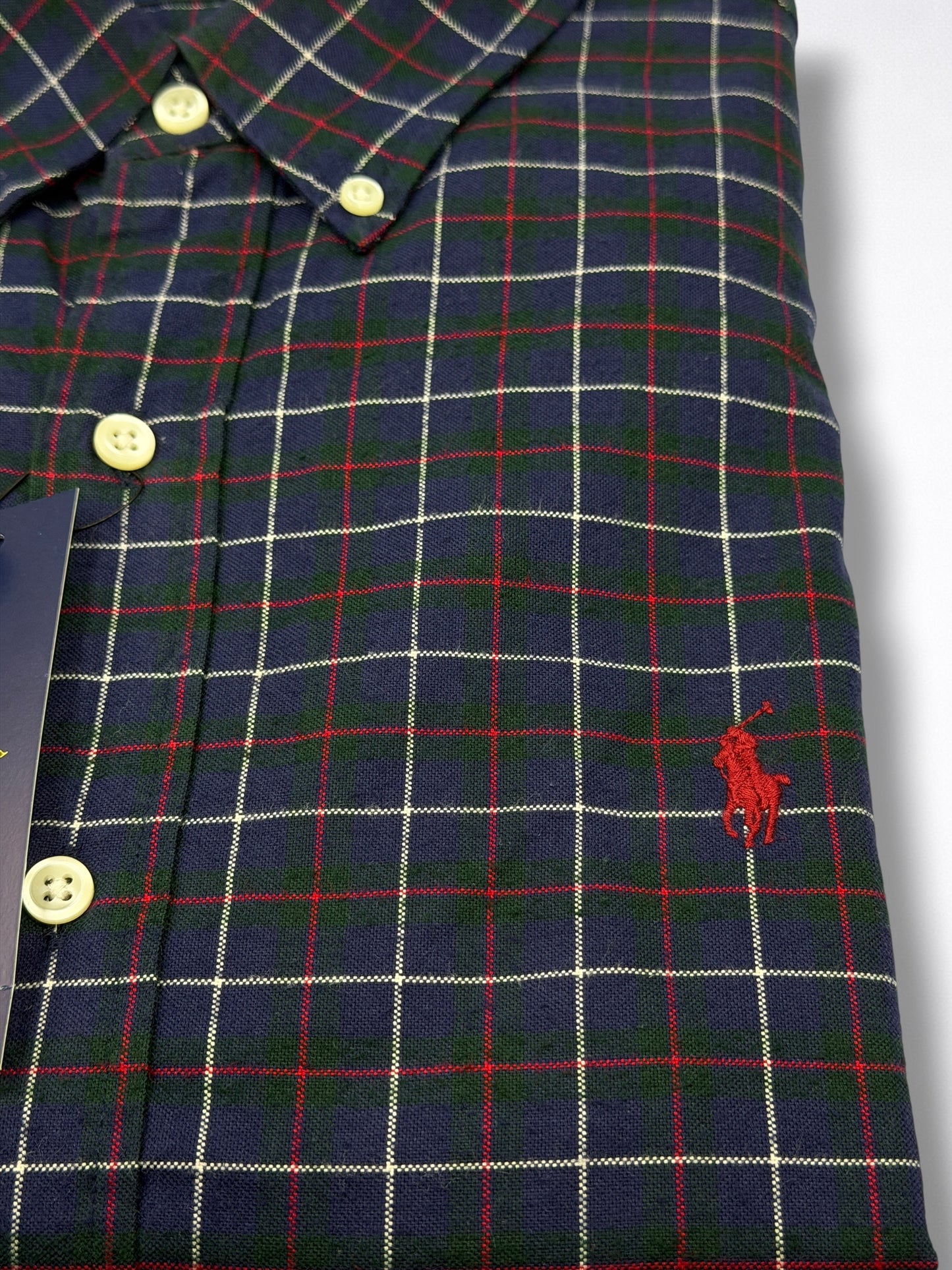 Camisa Polo Ralph Lauren Classic Fit Manga Larga Talla L