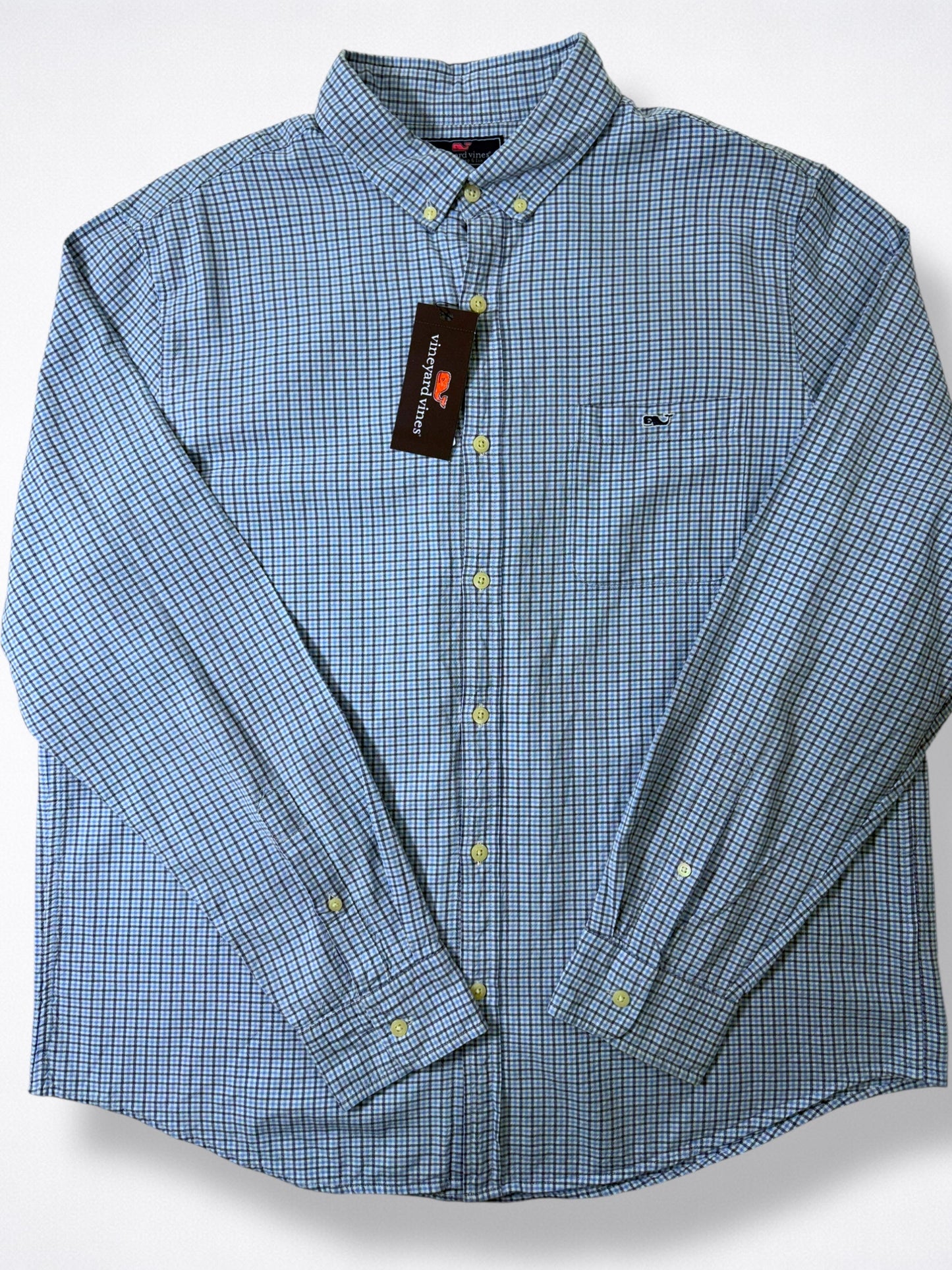 Camisa Vineyard Vines Classic Fit Manga Larga Talla L