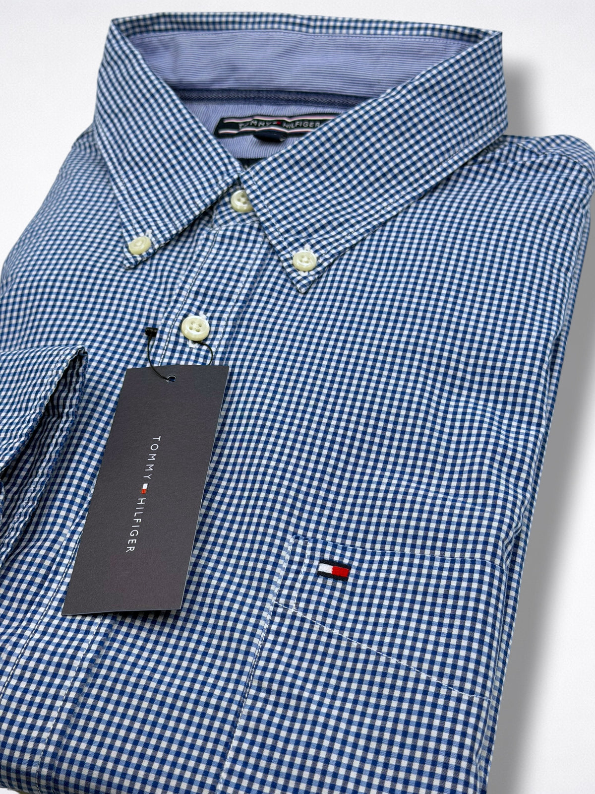 Camisa Tommy Hilfiger Custom Fit Manga Larga Talla XXL