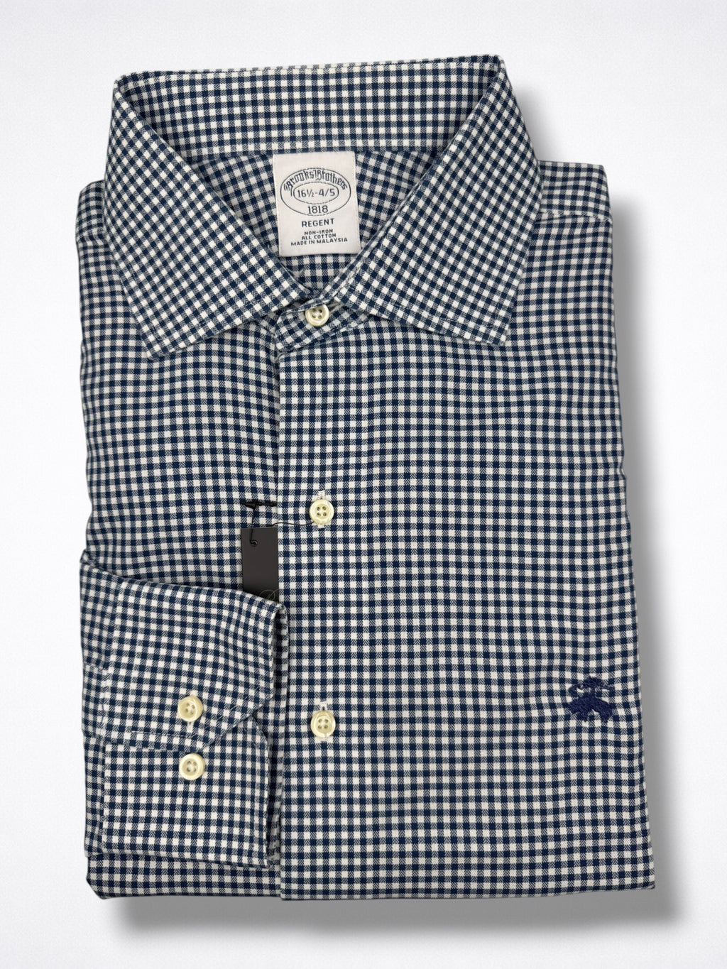 Camisa Brooks Brothers Classic Fit Manga Larga Talla L
