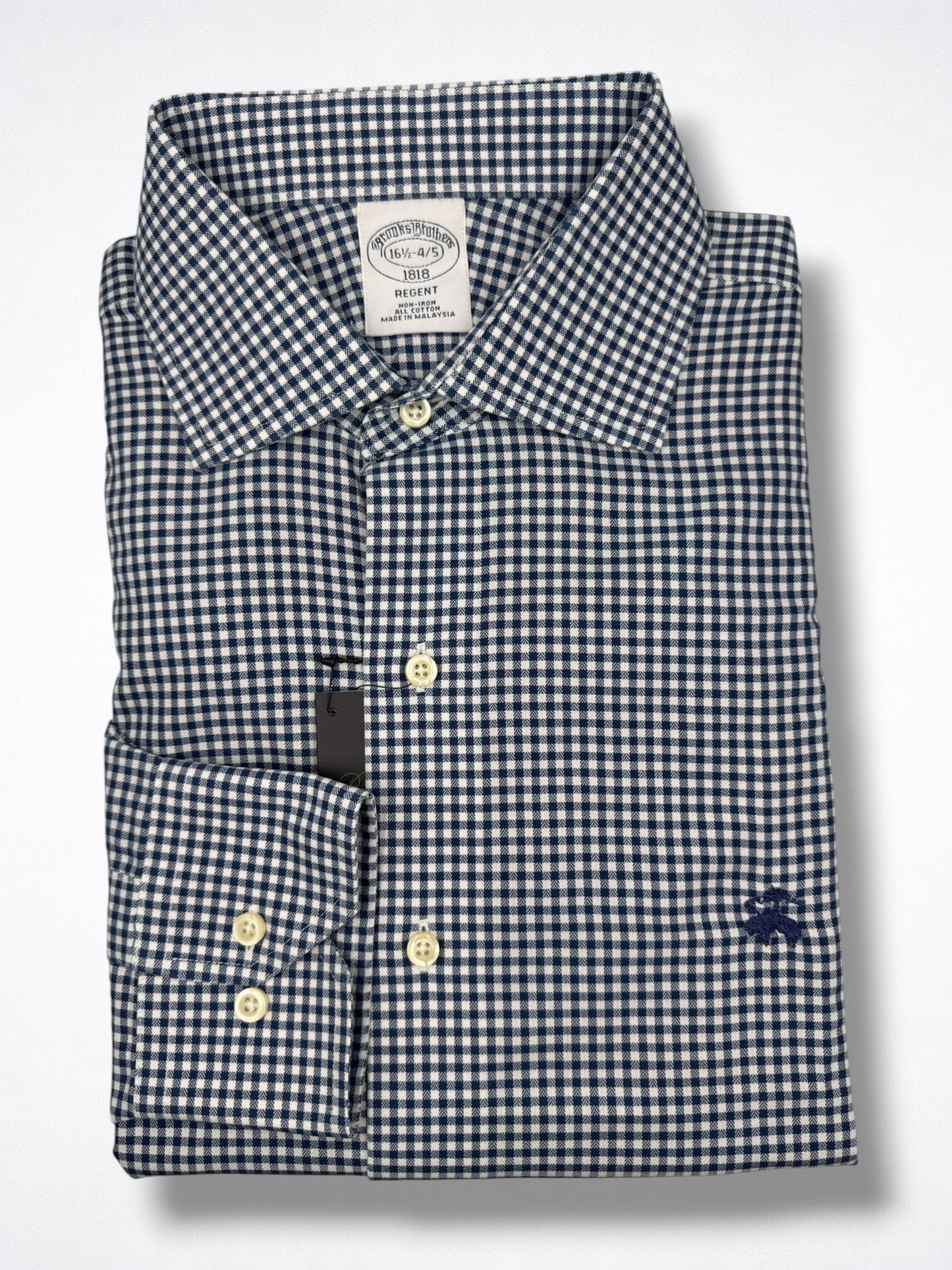 Camisa Brooks Brothers Classic Fit Manga Larga Talla L