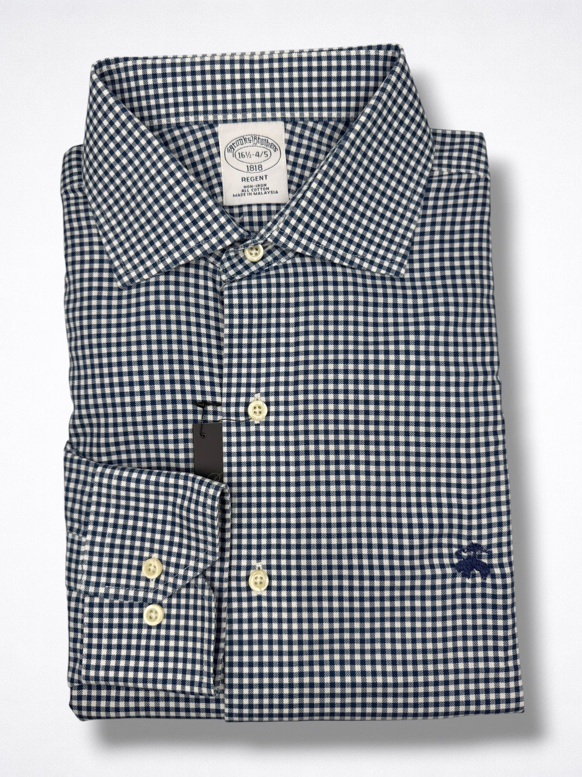 Camisa Brooks Brothers Classic Fit Manga Larga Talla L