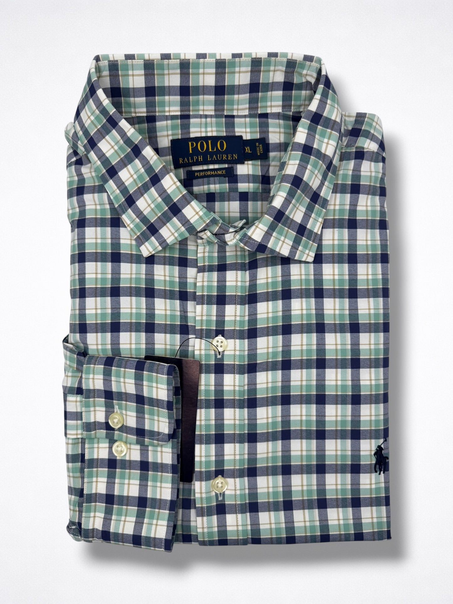 Camisa Polo Ralph Lauren Classic Fit Manga Larga Talla XL