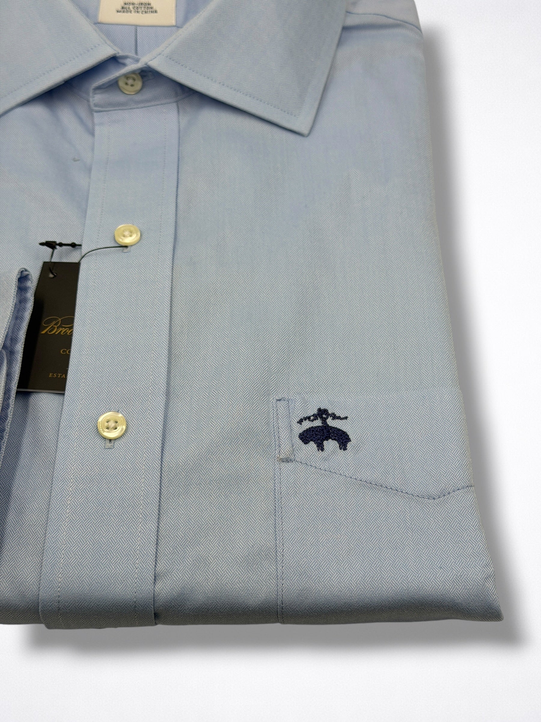 Camisa Brooks Brothers Classic Fit manga larga talla XL