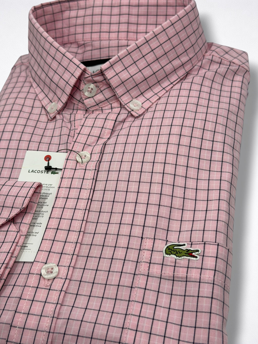 Camisa Lacoste Classic Fit Manga Larga Talla L