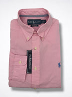 Camisa Polo Ralph Lauren Custom fit manga larga talla S