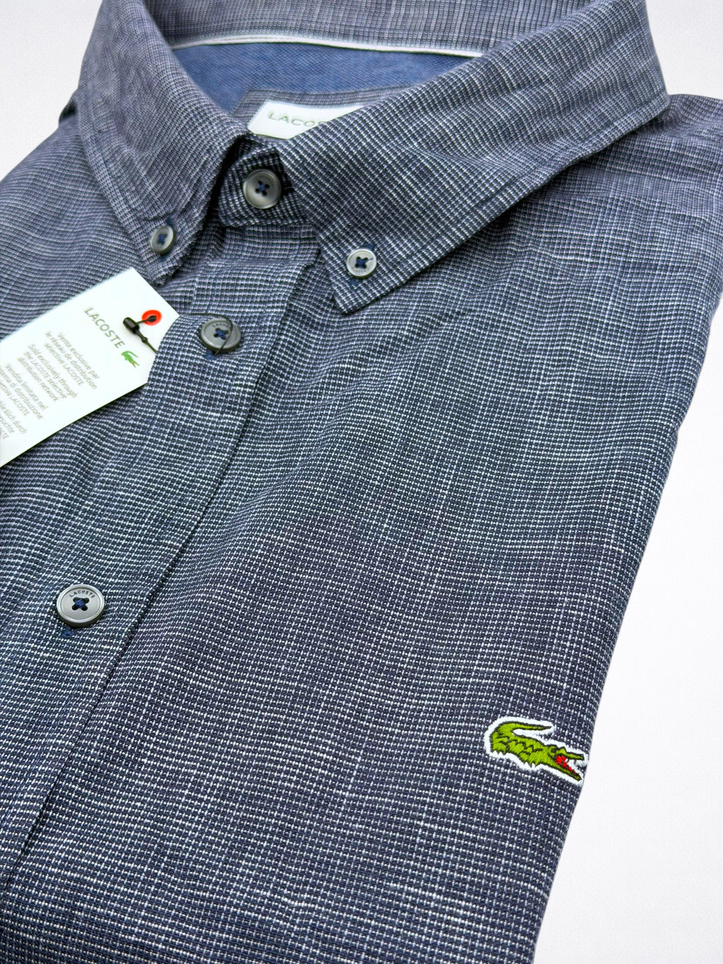 Camisa Lacoste Classic Fit Manga Larga Talla XL