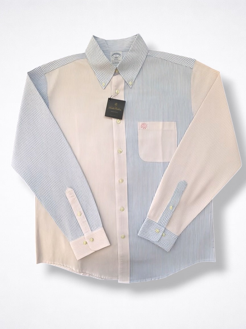 Camisa Brooks Brothers Classic Fit Manga Larga Talla L