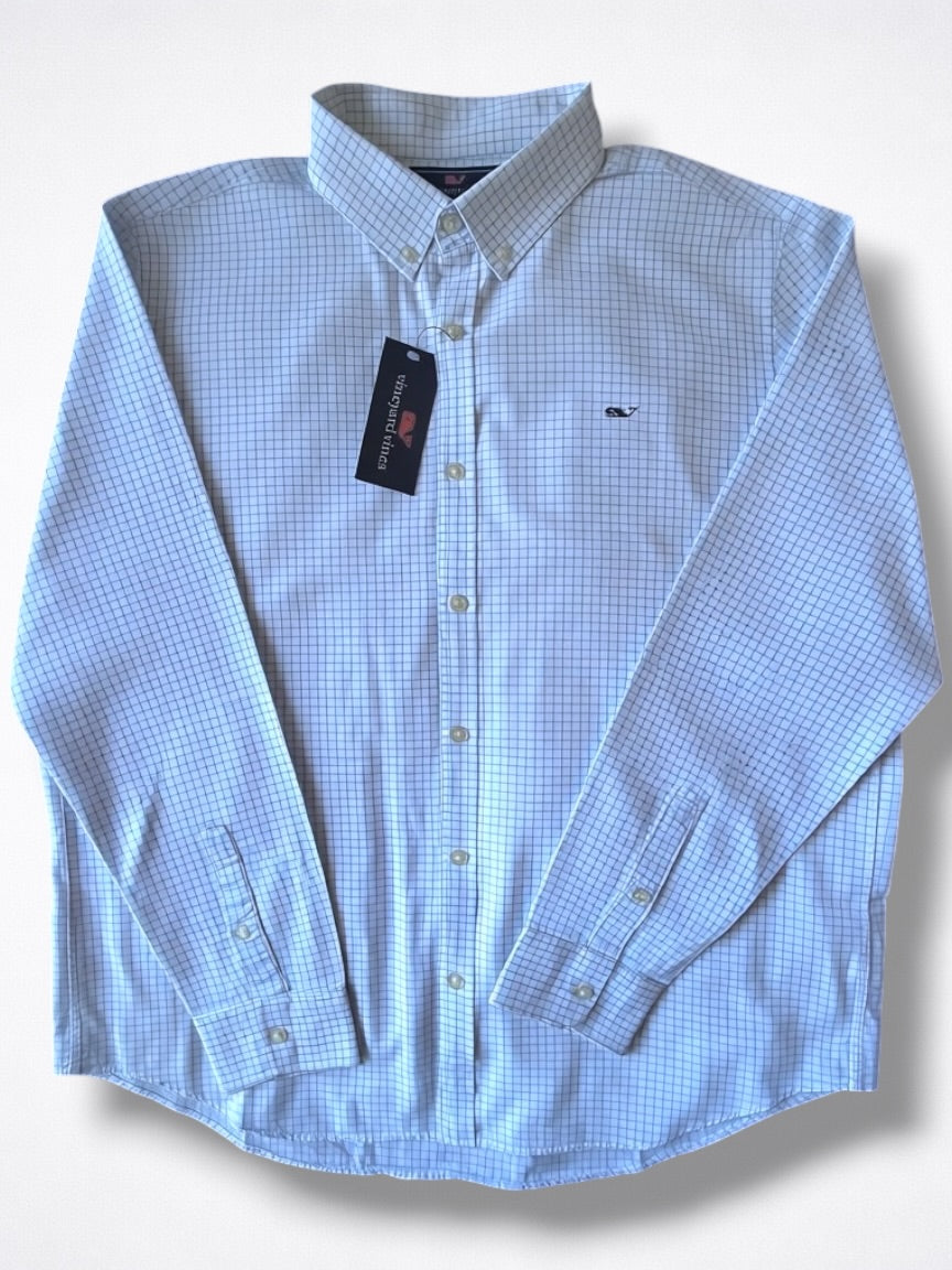Camisa Vineyard Vines Classic Fit Manga Larga Talla XL