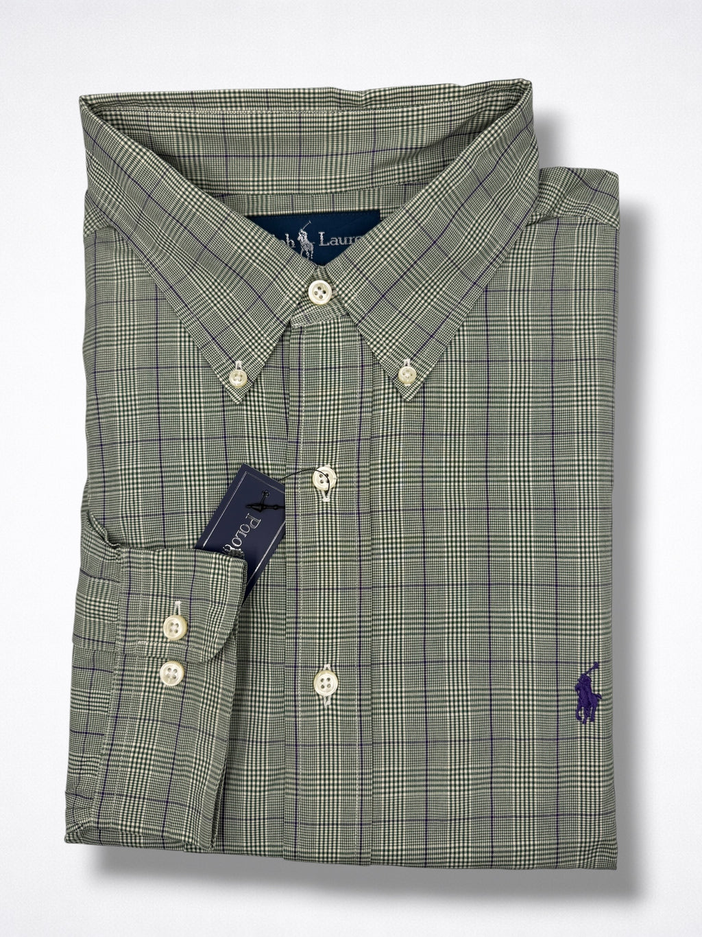 Camisa Polo Ralph Lauren Classic Fit manga larga talla XL