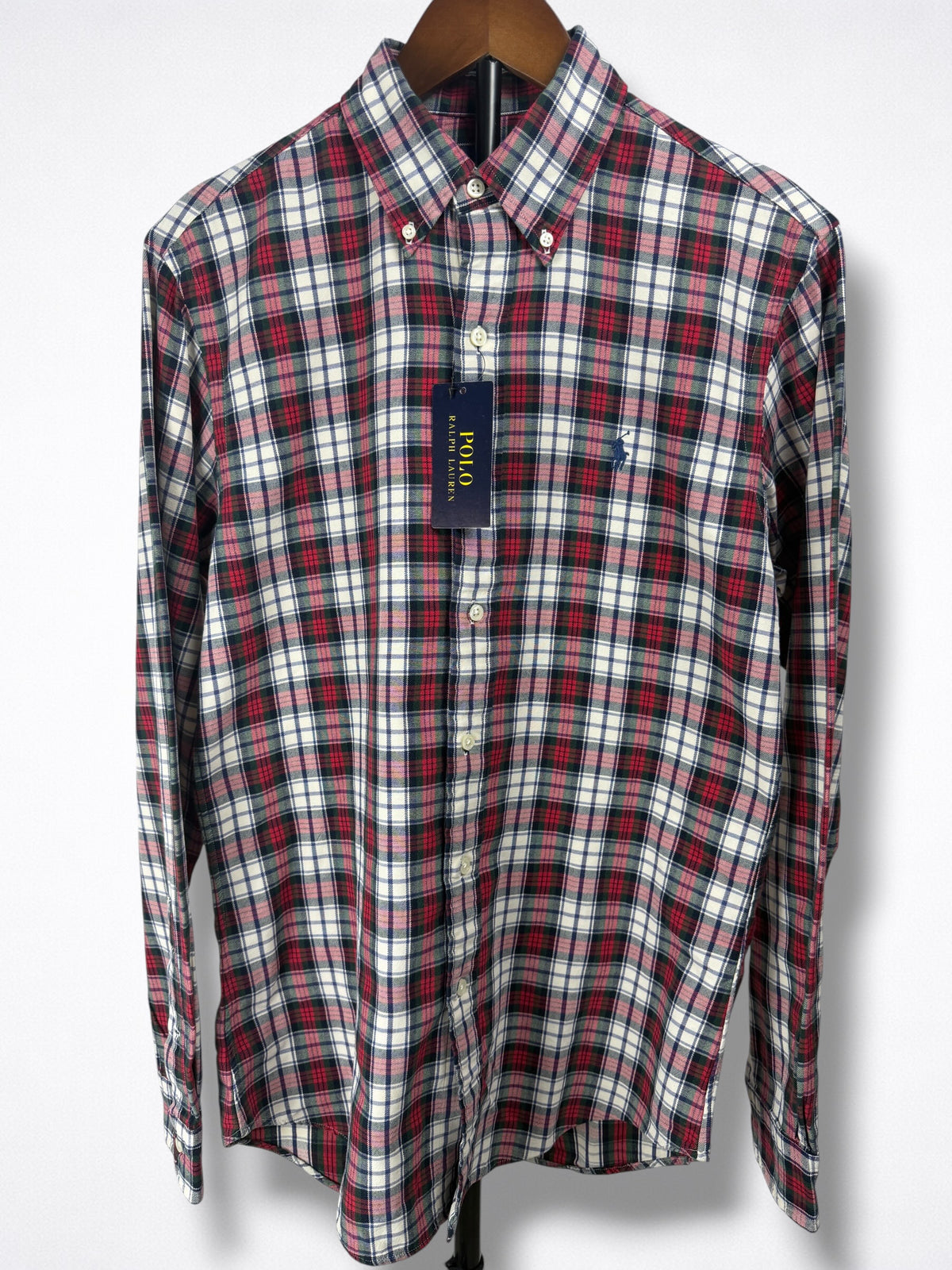 Camisa Polo Ralph Lauren Custom Fit Manga Larga Talla S