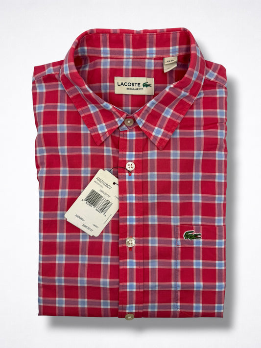 Camisa Lacoste Classic Fit Manga Corta Talla S