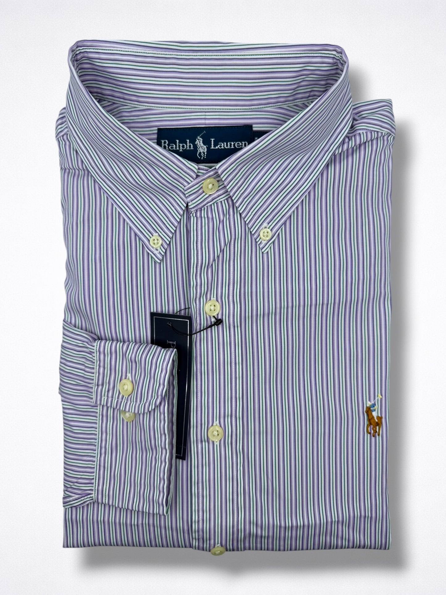 Camisa Polo Ralph Lauren Classic Fit Manga Larga Talla L