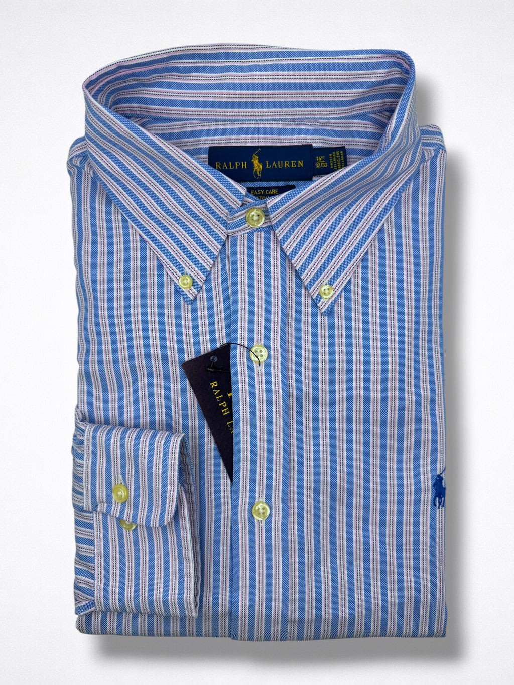 Camisa Polo Ralph Lauren 16 1/2 Classic Fit  Manga Larga 32/33 Talla L