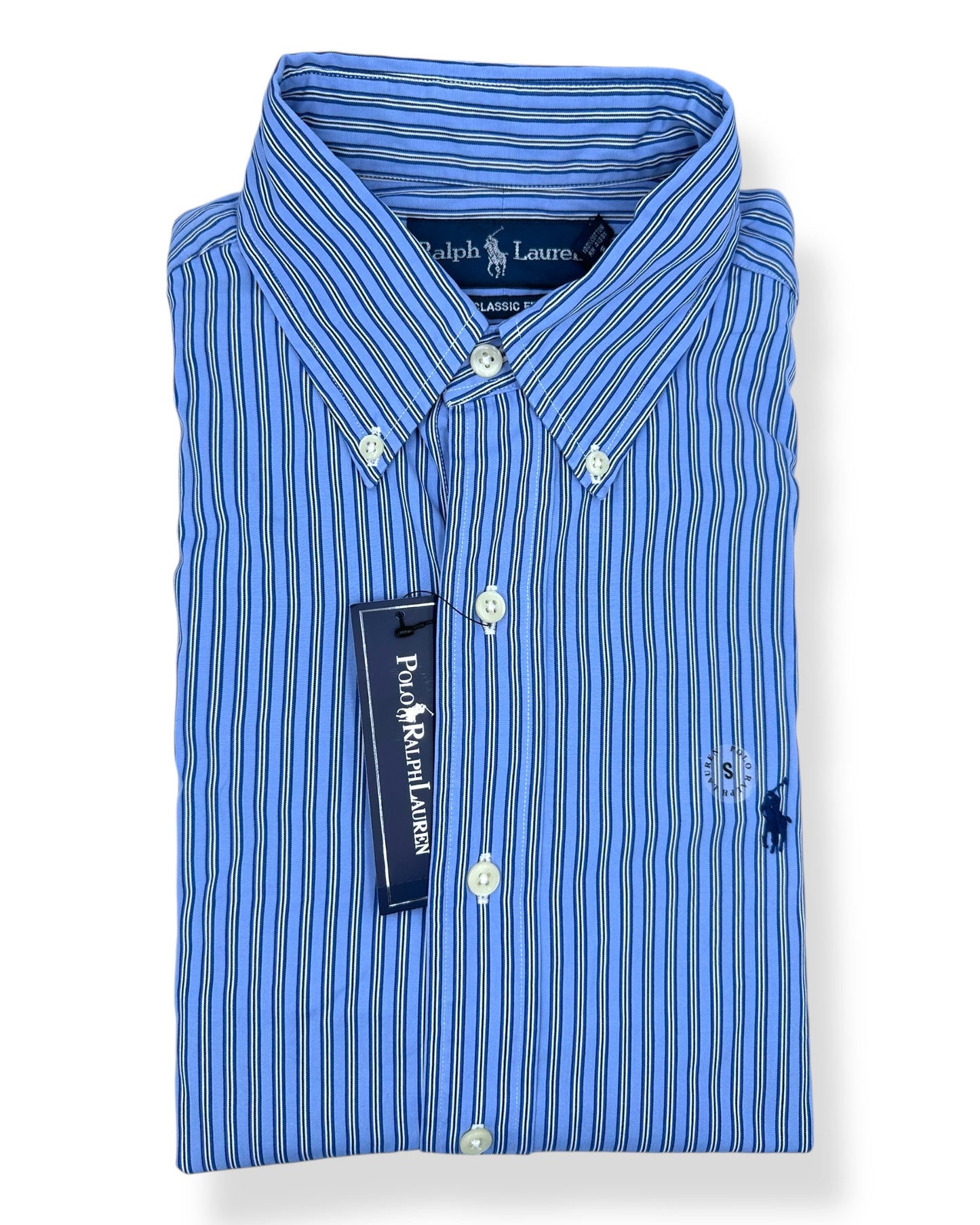 Camisa Polo Ralph Lauren Classic Fit Manga Larga Talla S