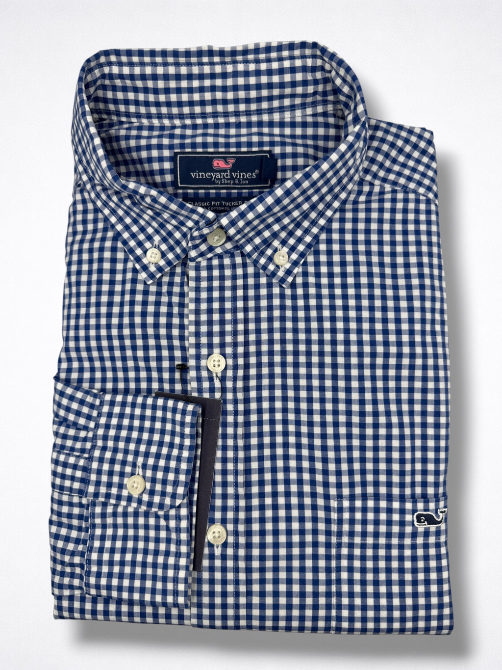 Camisa Vineyard Vines Classic Fit manga larga talla L