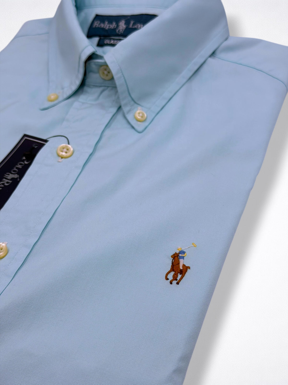 Camisa Polo Ralph Lauren Classic Fit Manga Larga Talla S