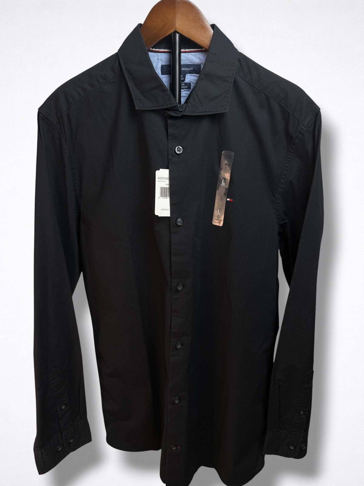 Camisa Tommy Hilfiger Slim Fit Manga Larga Talla l , sirve para Talla M