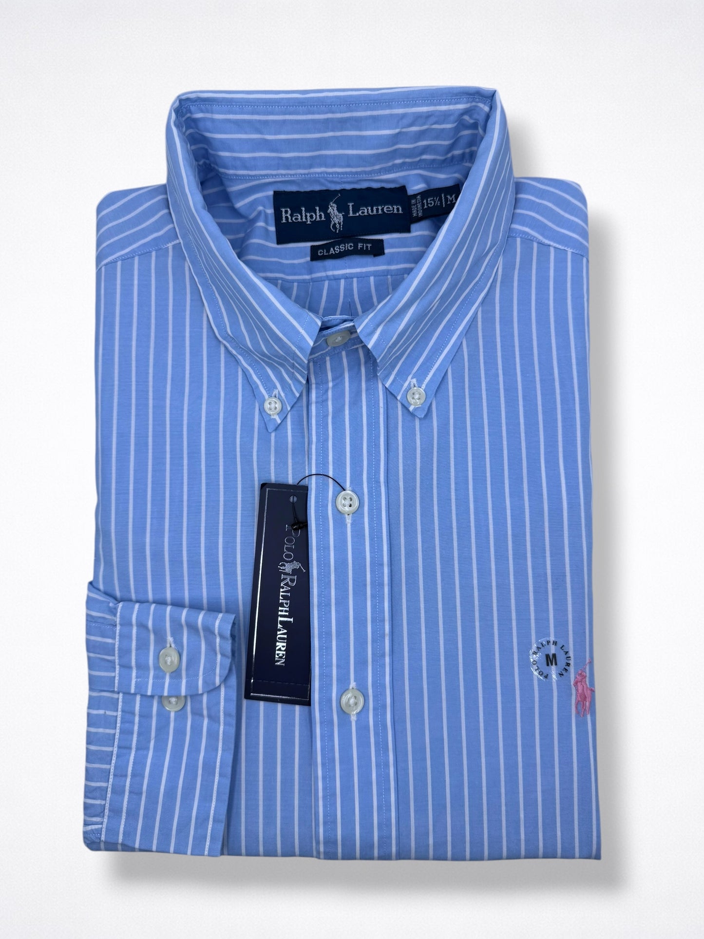 Camisa Polo Ralph Lauren Classic Fit Manga Larga Talla M