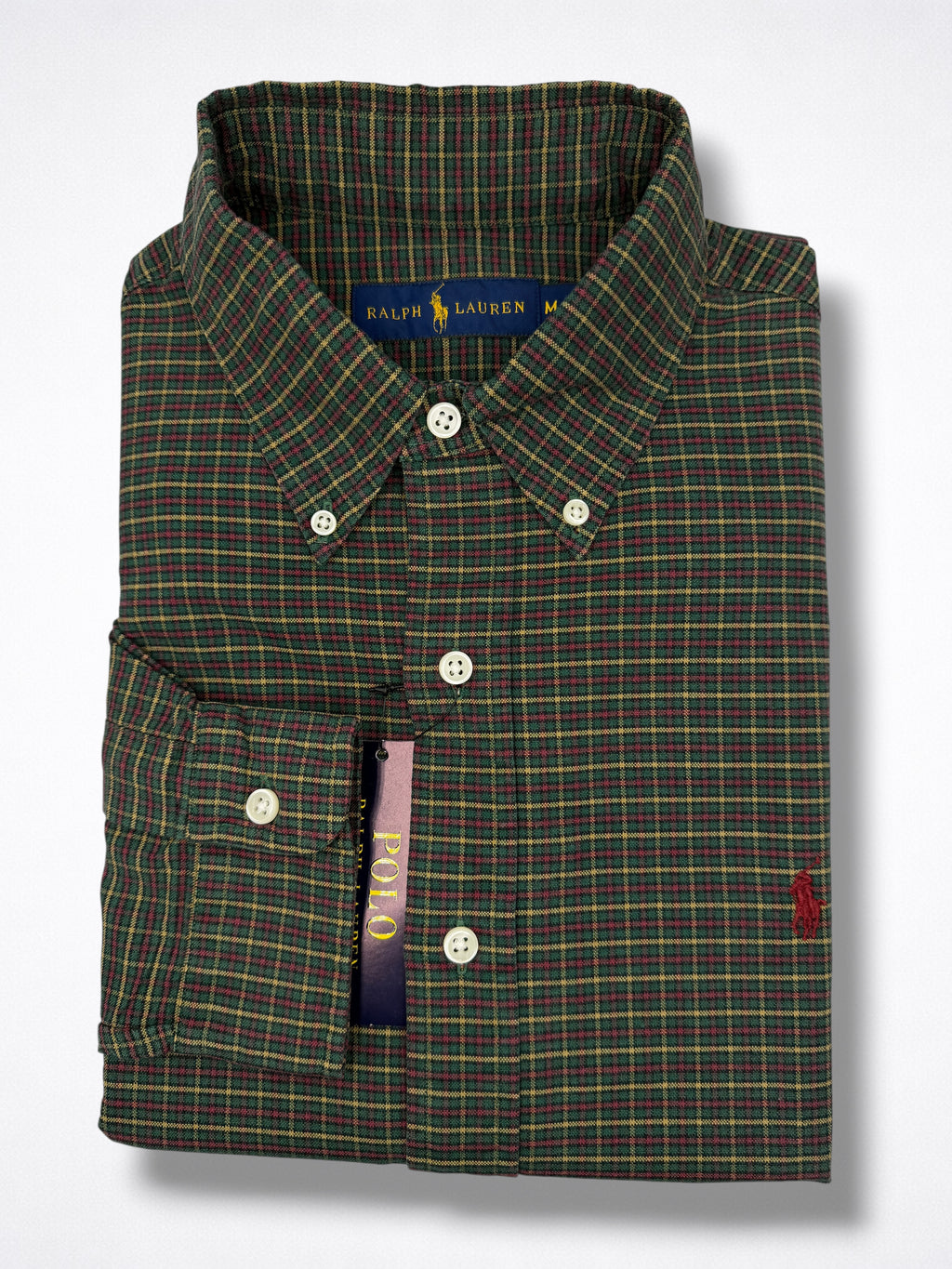 Camisa Polo Ralph Lauren Classic Fit manga larga talla M