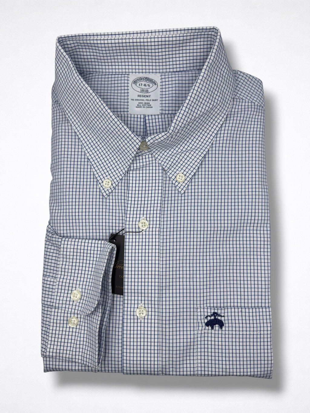 Camisa Brooks Brothers Classic Fit manga larga talla XL