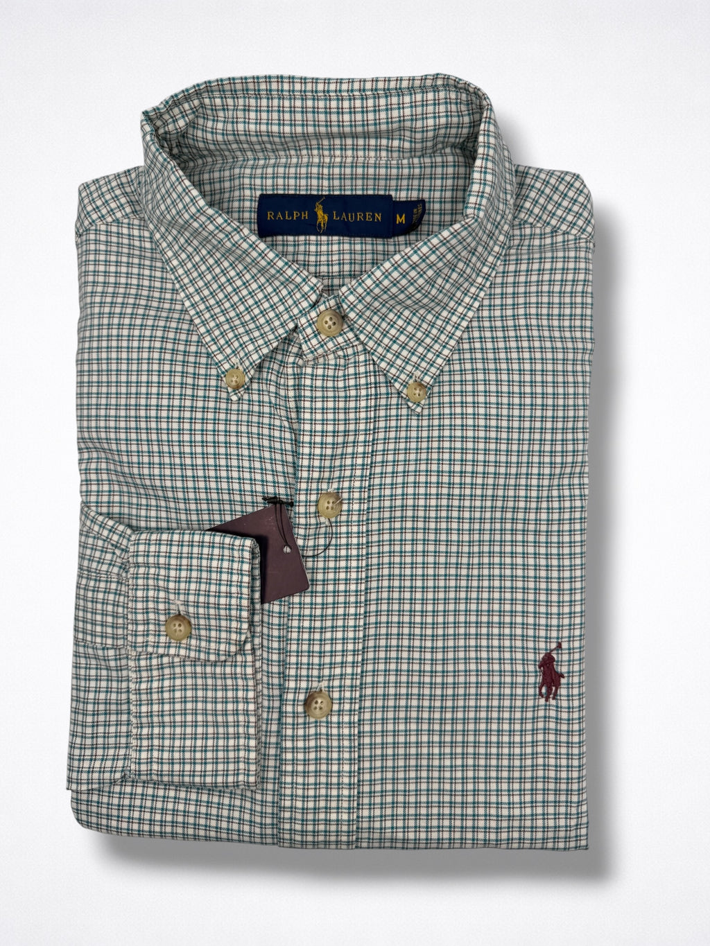 Camisa Polo Ralph Lauren Classic Fit manga larga talla M