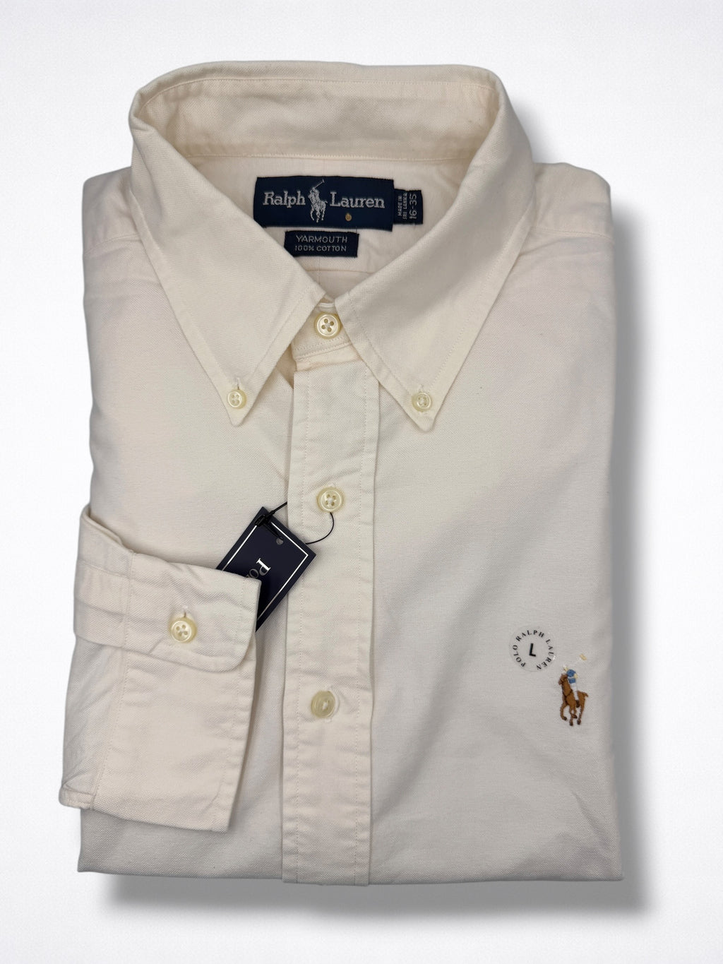Camisa Polo Ralph Lauren Classic Fit manga larga talla L