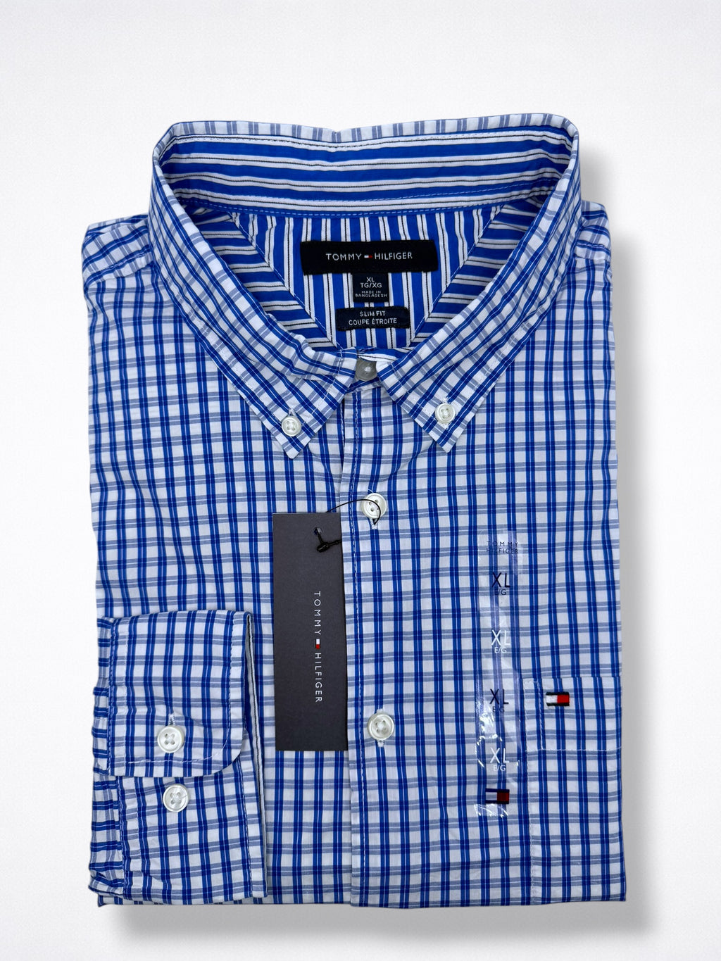Camisa Tommy Hilfiger Classic Fit Manga Larga Talla L