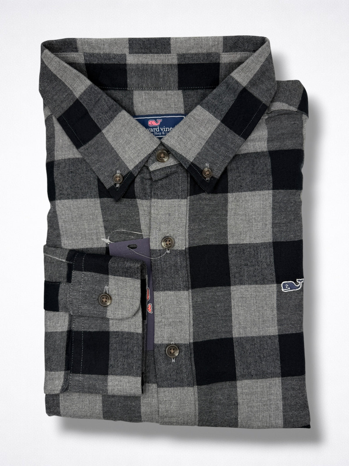 Camisa Vineyard Vines Classic Fit manga larga talla XL