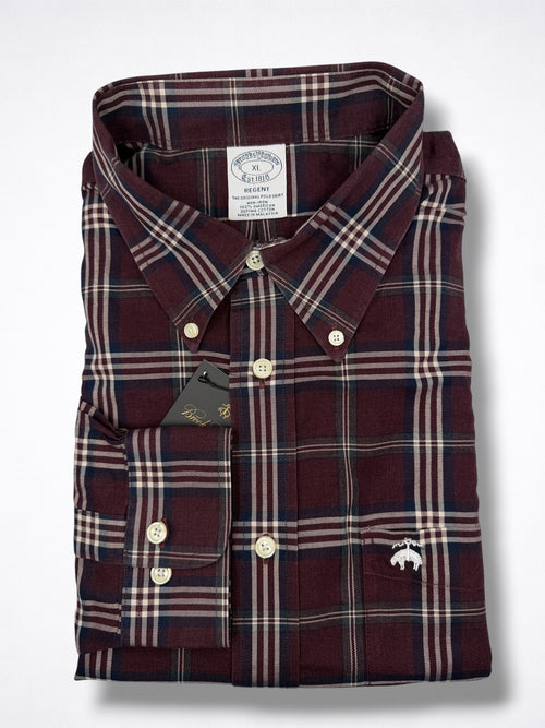 Camisa Brooks Brothers Classic Fit manga larga talla XL