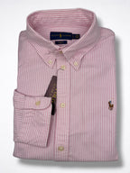 Camisa para Dama Polo Ralph Lauren Slim Fit manga larga talla L