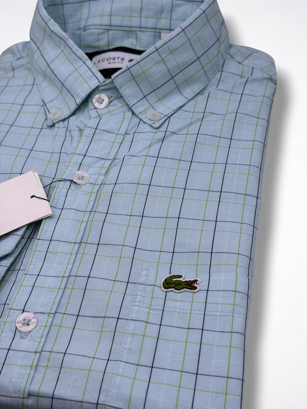 Camisa Lacoste Classic Fit Manga Larga Talla L