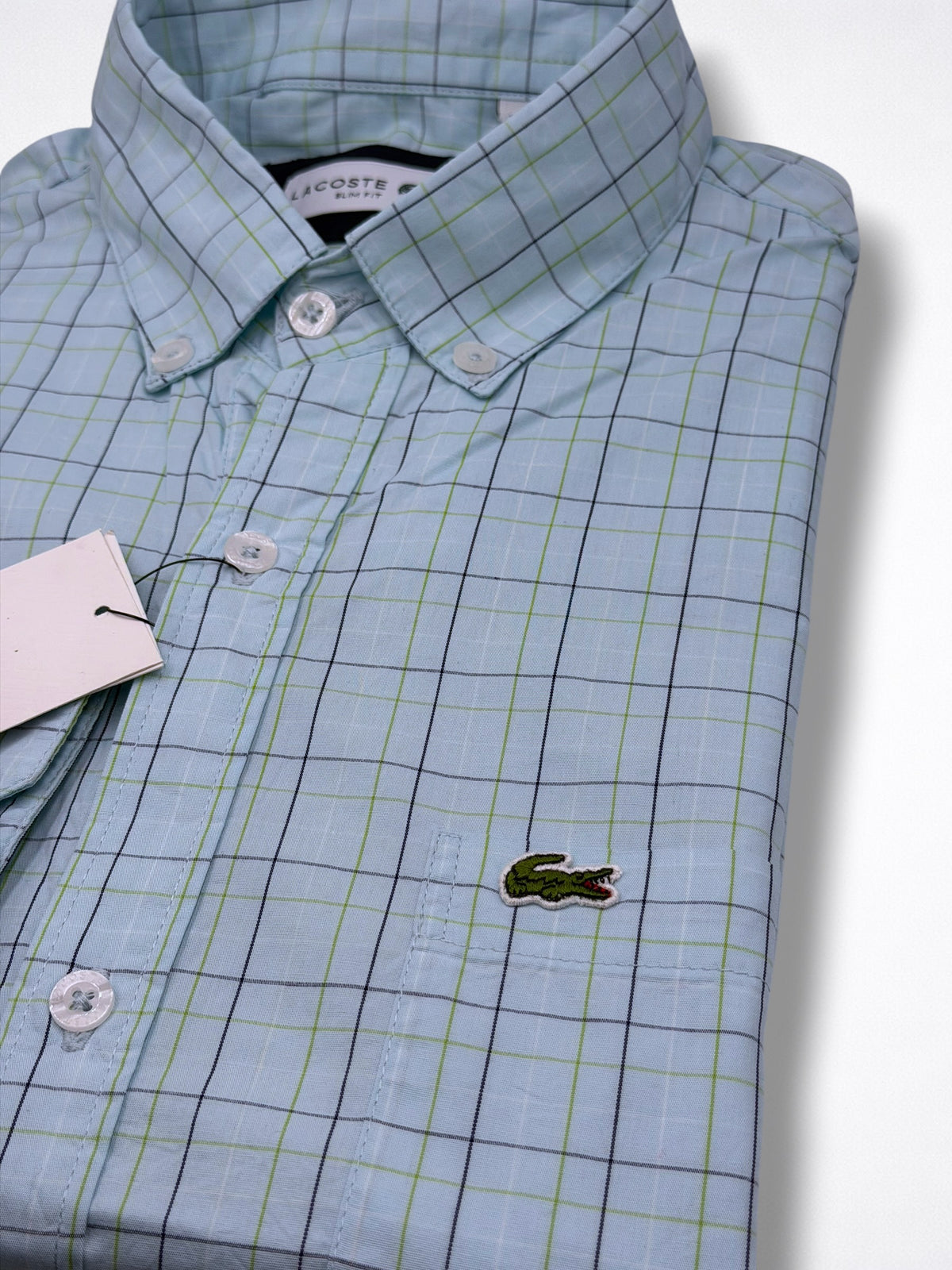Camisa Lacoste Classic Fit Manga Larga Talla L